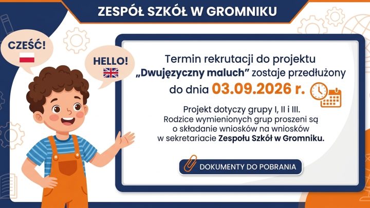 Rekrutacja do projektu „Dwujęzyczny maluch”