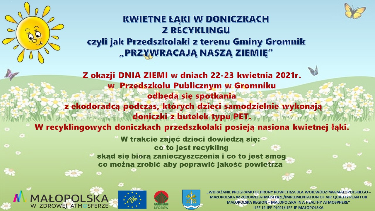 Ekologia w Przedszkolu Publicznym w Gromniku