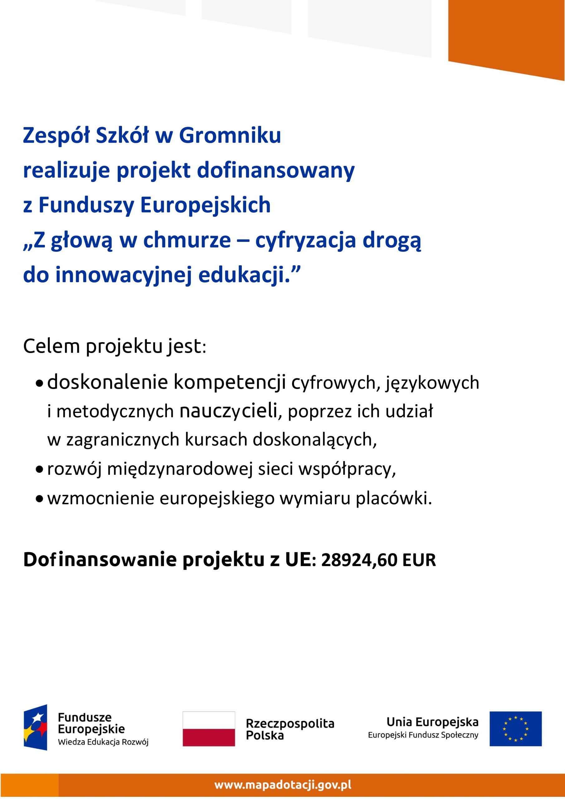 Informacje ogólne - Zespół Szkół w Gromniku
